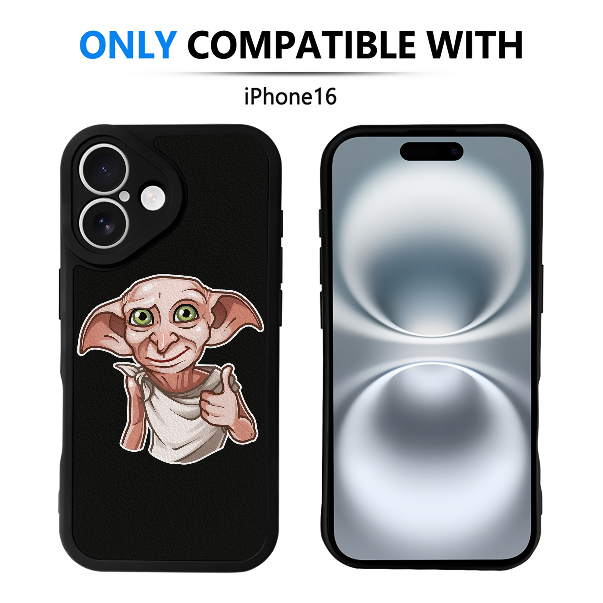 （画像用） Harry Potter ハリー・ポッターシリーズ 【iPhone 16シリーズ対応】シリコンスマホケース（レザー調） 材質：シリコン